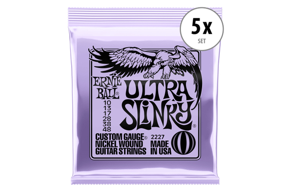Ernie Ball 2227 Ultra Slinky Set da 5 image 1
