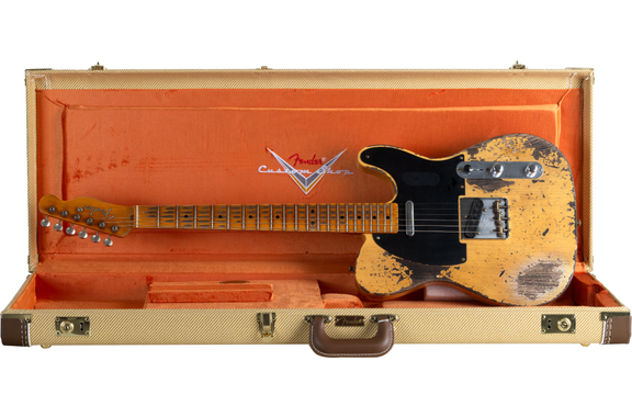 Fender Custom Shop Time Machine 1951 Nocaster Super Heavy Relic Super Faded Aged Nocaster Blonde image 1