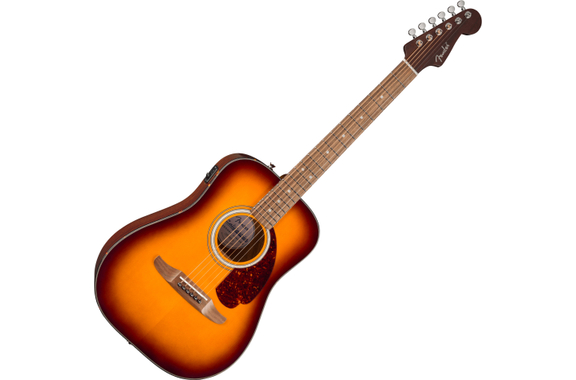 Fender California Deluxe Redondo Jr. E Honey Sunburst image 1