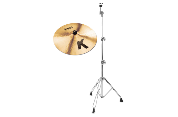 Zildjian K Crash Thin Dark 18" + Support Cymbale Droit SET image 1