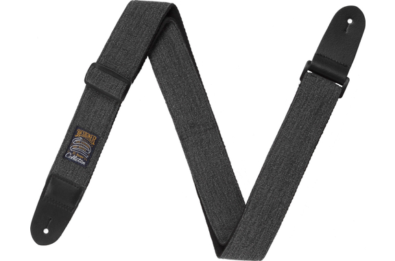 Ibanez DCS50D-BKD Guitar Strap Black Denim image 1