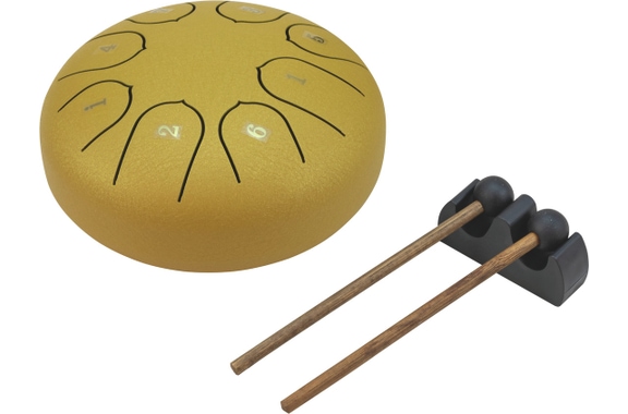 Dimavery TD-8 Steel Tongue Drum gold image 1