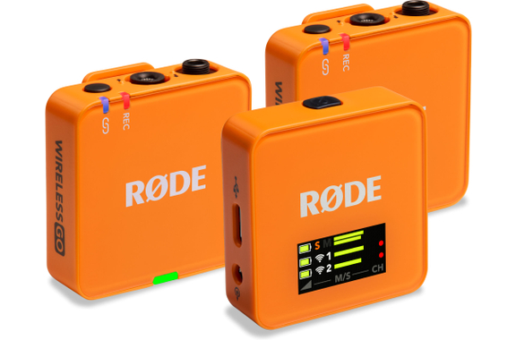 Rode Wireless GO (Gen 3) Orange image 1