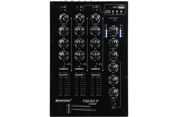 Omnitronic PM-311P Mesa De Mezclas DJ Con Reproductor image 1