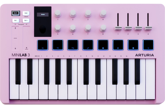 Arturia MiniLab 3 Rose Quartz image 1