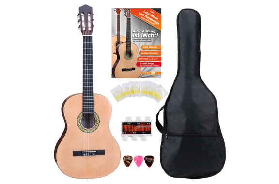 Classic Cantabile AS-861 Concert Guitar 1/2 Starter Set image 1