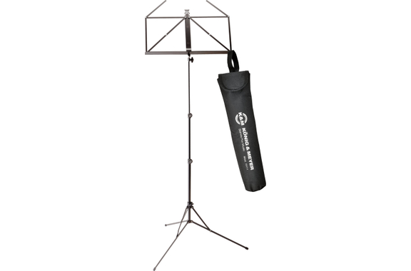K&M 101 Notenpult Schwarz inkl. Tasche image 1