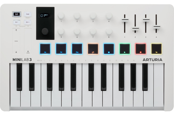 Arturia MiniLab 3 bianco image 1