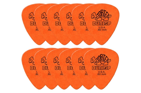 Dunlop Tortex Standard Picks 0,60 mm 12er Player's Pack image 1