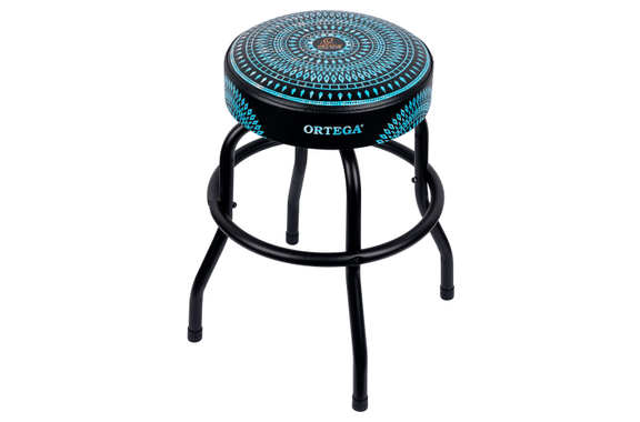 Ortega OBS24-BLKC 24" Barkruk Blue Kaleidoscope image 1