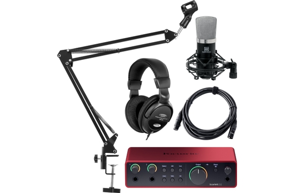 Focusrite Scarlett 2i2 (4th Gen) PC Set image 1