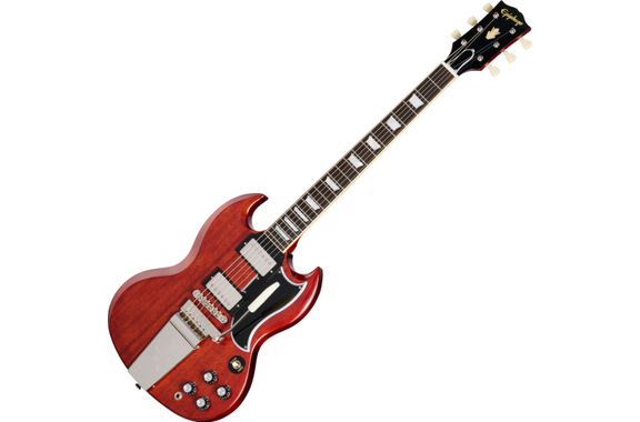 Epiphone 1964 SG Standard met Maestro Vibrola Cherry Red image 1