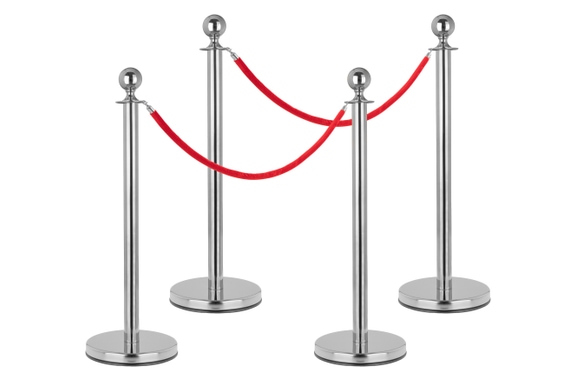 Stagecaptain PLS-150 Deluxe 4.2-150S Absperrständer Personenleitsystem 1,5m silber image 1