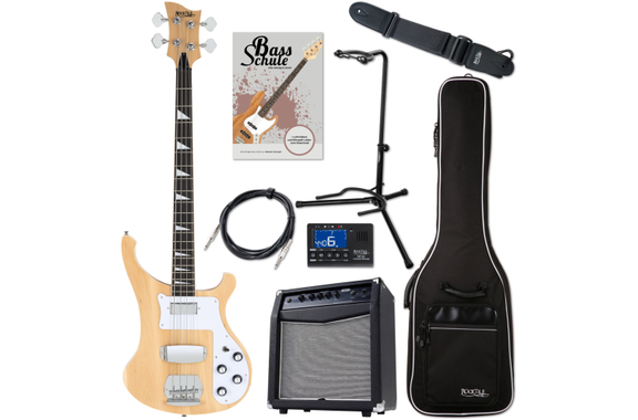Rocktile Pro RB-400N Lumberjack Bajo Eléctrico Natur Super Set image 1