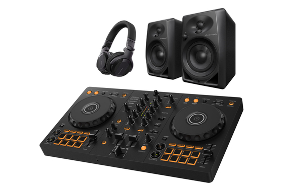 Pioneer DJ DDJ-FLX4 DJ Controller Einsteiger Set image 1