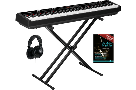 NUX NPK-20 Digitalpiano 88 Tasti Nero Set image 1