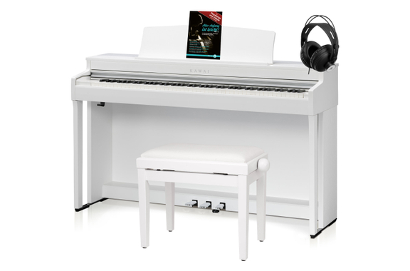 Kawai CN 301 W Digitalpiano Premium Weiß satiniert Set image 1