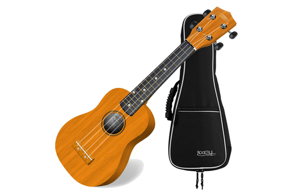 Classic Cantabile US-100 NAT Ukulélé Soprano Nature - Set avec housse image 1