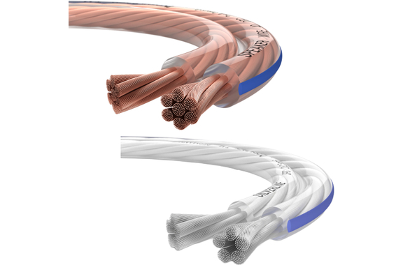 Câble Haut-Parleur Bi-Wiring Argenté Oehlbach SP-40 / SP-25 Set 10m image 1