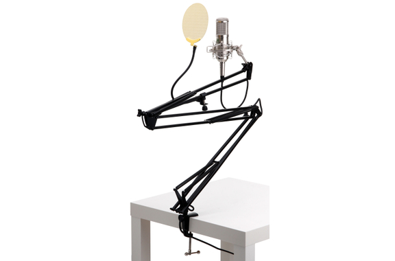 Pronomic CM-100S Radioshow Bundle incl. gouden popfilter & microfoonarm image 1