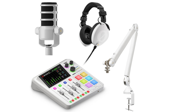 Rode Rodecaster Duo Bianco Bundle Podcast/Streamer image 1