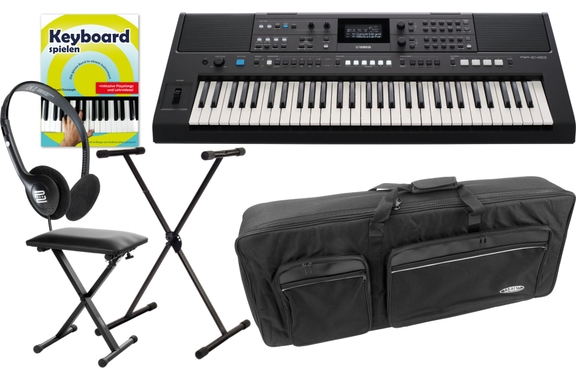 Yamaha PSR-E483 Keyboard Deluxe Set image 1