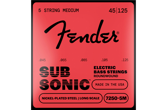 Fender SubSonic 7250-5M Medium 5-String image 1