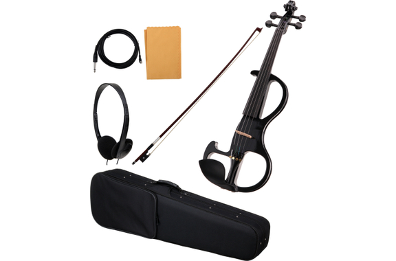 Classic Cantabile EV-90BK 4/4 E-Violine schwarz image 1