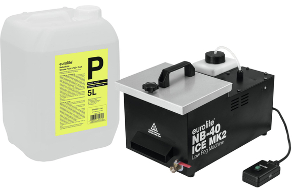 Eurolite NB-40MK2 ICE Bodennevelaar Set met 5l Fluid image 1