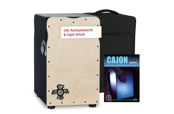 XDrum CP-501 Pro Cajon Peruana Ash Set inkl. Cajonschule image 1