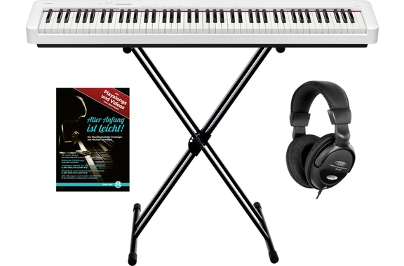 Casio CDP-S110 WE Set E-Piano Bianco image 1