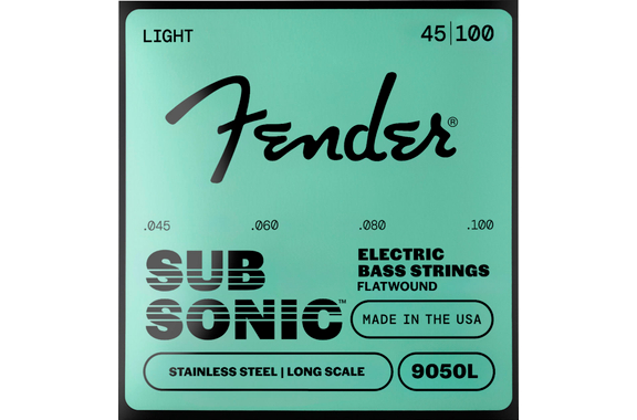 Fender SubSonic 9050L Light Stainless Steel Flatwound image 1