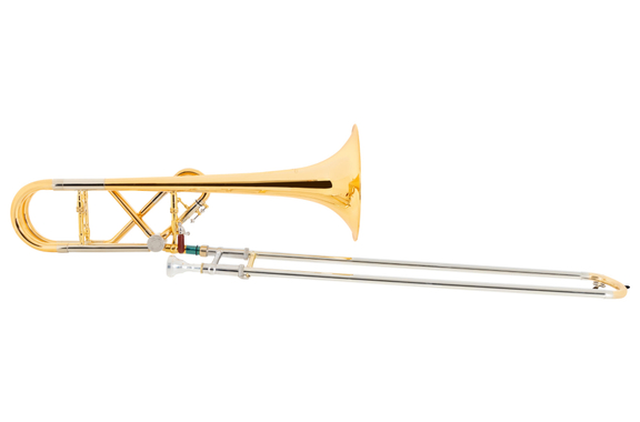 Lechgold QP-20GL Quarttrombone Goudmessing image 1