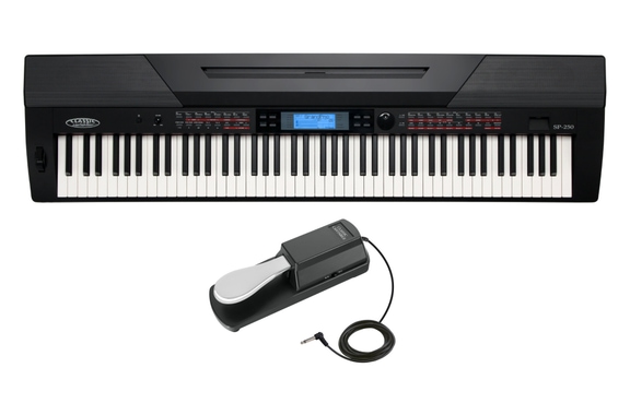 Classic Cantabile SP-250 BK Stagepiano nero SET incl. pedale image 1