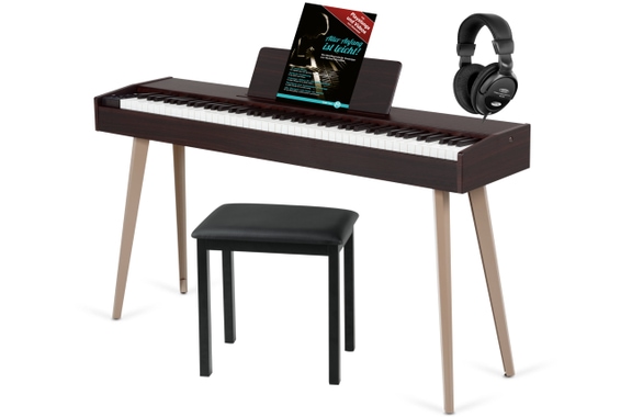 McGrey DP-17 WD Design Piano Set nogal oscuro image 1