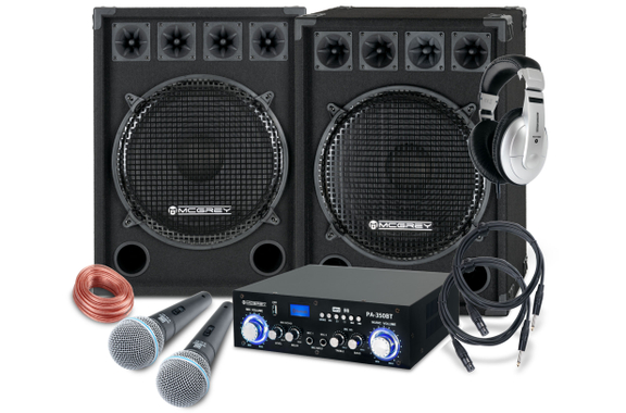 McGrey DJ Karaoke Compleetset Party-2500 1600W image 1