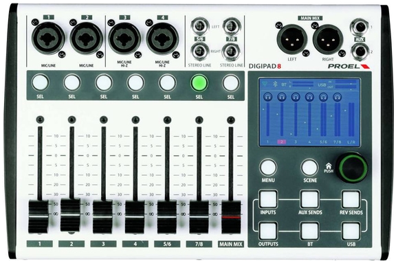 Table De Mixage Numérique Proel DIGIPAD8 image 1