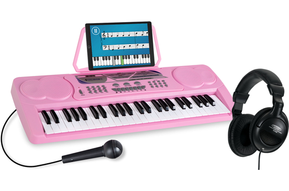 McGrey BK-4910PK Set Keyboard Débutant Rose, Casque Inclus image 1