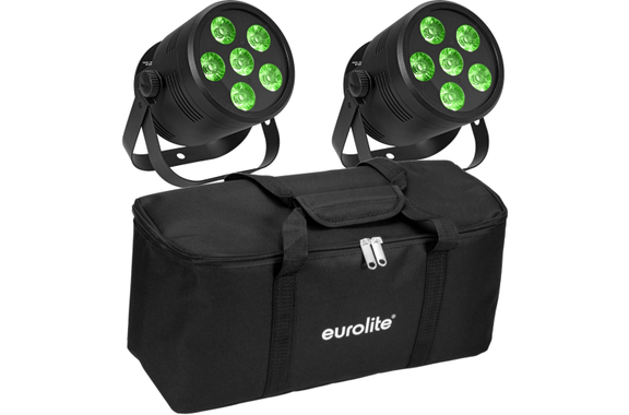 Eurolite LED Silent Par 6 QCL Floor sw Set image 1