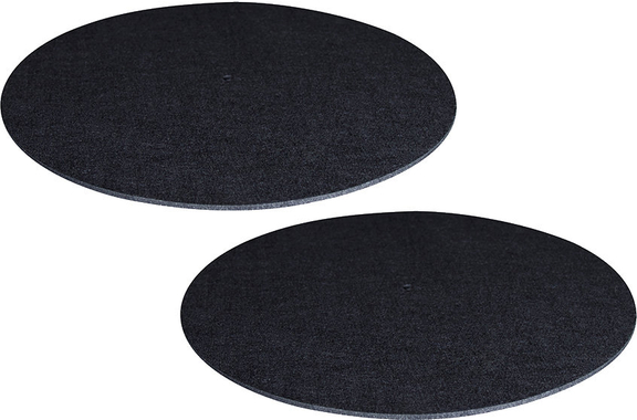 Dynavox PM2 Slipmat Negro Set de 2 image 1