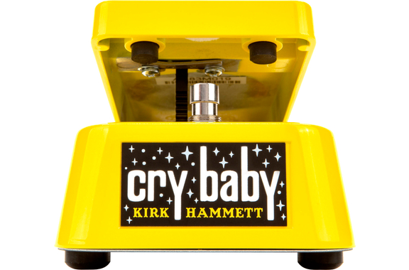 Dunlop KH95Y Kirk Hammett Cry Baby Wah Yellow Sparkle Edition image 1