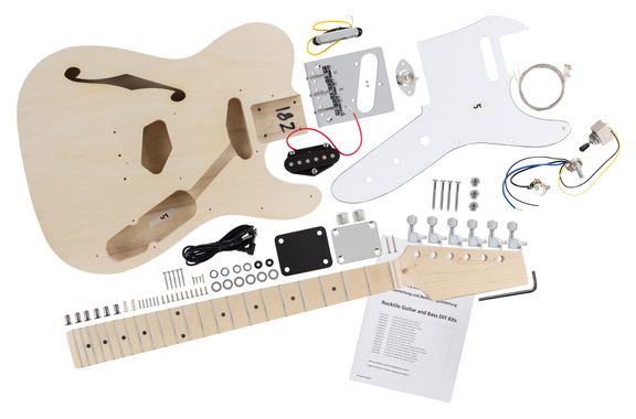 Rocktile E-Gitarren Bausatz Hollowbody TL-Style image 1