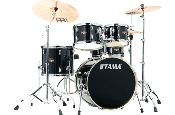 Tama IP50H6W-HBK Imperialstar Drumkit Hairline Black image 1