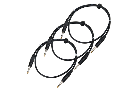 Pronomic Stage INSTS-1 Jack Cable 1 m Stereo 3x Set image 1