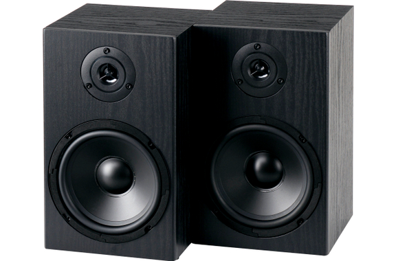 McGrey BSS-265 BK 6,5" HiFi Regallautsprecher Paar Schwarz 2x 40W RMS image 1