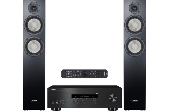 Yamaha R-S202 BK / Canton GLE 70 Set Estéreo HiFi image 1