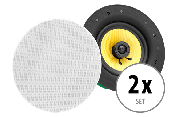 Pronomic CLS-880 WH 2-Wege High-End Gewebe Einbaulautsprecher 320 Watt 2x Set  - Retoure (Zustand: sehr gut) image 1