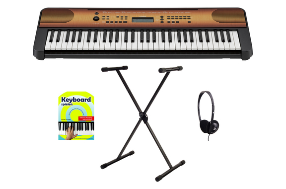 Yamaha PSR-E360 MA Keyboard Set Érable image 1