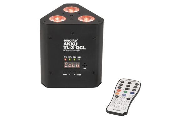 Eurolite Akku TL-3 QCL RGB+UV Trusslight image 1