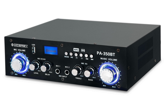 McGrey PA-350BT Bluetooth-Endstufe mit USB/MP3-Player image 1